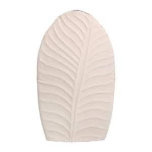 Metal vase FL610550 cream color 18X10X30CM