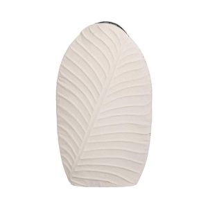 Metal vase FL610551 cream color 18X10X30CM