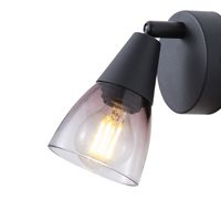 Метална стъклена лампа 1XE14 Max 8W 80X165 мм прозрачна Arte Illumina Classy