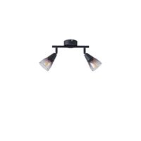 Метална стъклена лампа 2XE14 Max 8W 220X80X165 мм прозрачен Arte Illumina Classy