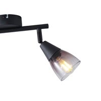 Метална стъклена лампа 2XE14 Max 8W 220X80X165 мм прозрачен Arte Illumina Classy