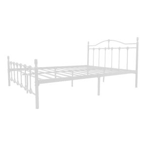 Метално легло Wotso бяло 140x200 см