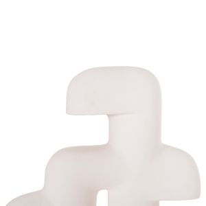 Настолна декоративна лампа Elbar HM4698.02 фиброцимент в БЯЛО--[E14]--44X12X50HСМ.