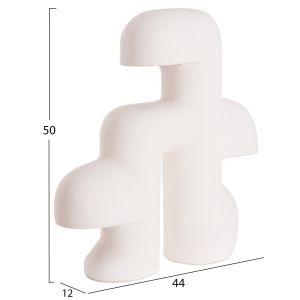 Настолна декоративна лампа Elbar HM4698.02 фиброцимент в БЯЛО--[E14]--44X12X50HСМ.