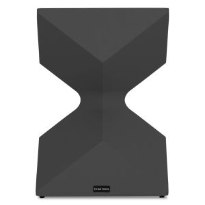 Low side table Zander SM6494.01 gray aluminum 32X32X45 cm.