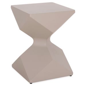 Low side table Zander SM6494.04 beige aluminum 32X32X45 cm.