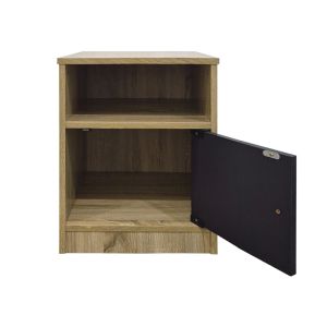 Lenea bedside table, sonoma-anthracite color, 40x40x50 cm