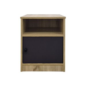Lenea bedside table, sonoma-anthracite color, 40x40x50 cm
