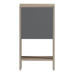 Bedside table Reppo sonoma-anthracite 30x30x55cm