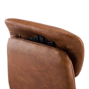 Office chair Ferka brown, PU 64x71x120-128 cm