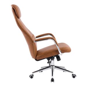 Office chair Ferka brown, PU 64x71x120-128 cm