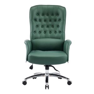 Office chair Kaline green, PU 69x79x115-123cm