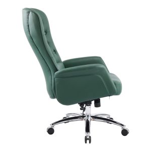 Office chair Kaline green, PU 69x79x115-123cm
