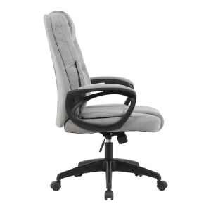 Kamora office chair, gray fabric, 66x67x103-111 cm