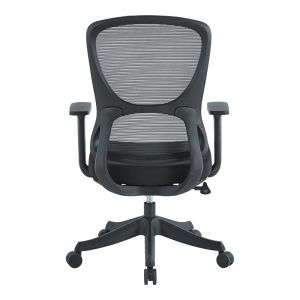 Office chair Litulo, mesh fabric, black, 51x50.5x98/106cm