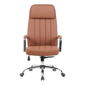 Office chair Morales pu brown, 60x70x118-124 cm