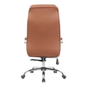 Office chair Morales pu brown, 60x70x118-124 cm