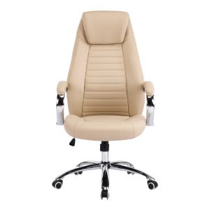 Office chair Sonar beige, PU 61x57x120-128cm