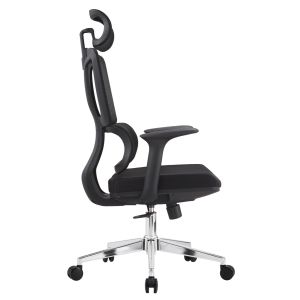 Taskmaster HM1216.01 office chair black mesh fabric - chrome base 69X65X125ВСМ.