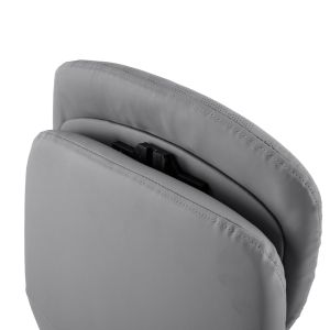 Office chair Teeter HM18355.10 gray artificial leather - chrome base 67X66X121ВСМ.