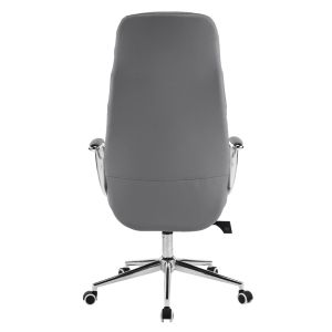 Office chair Teeter HM18355.10 gray artificial leather - chrome base 67X66X121ВСМ.