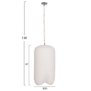ПОЛИЛЕЙ LOGKY HM4704.02L ФИБРОЦИМЕНТ В БЯЛО 35X35X67ВСМ.