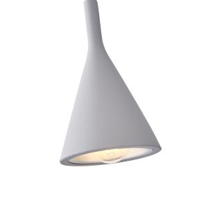 Concrete chandelier, single, 1XΕ27 Max 15W Ø150X1750MM gray, Arte Illumina Yeso