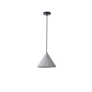 Concrete chandelier, single, 1XΕ27 Max 15W Ø240X1710MM gray, Arte Illumina Platre