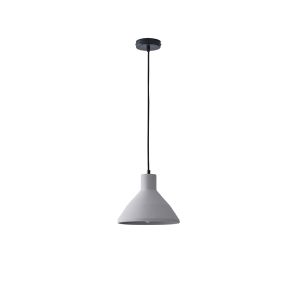 Concrete chandelier, single, 1XΕ27 Max 15W Ø240X1710MM gray, Arte Illumina Yeso