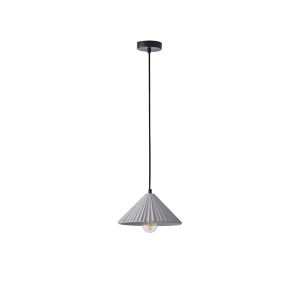Concrete chandelier, single, 1XΕ27 Max 15W Ø250X1640MM gray, Arte Illumina Platre