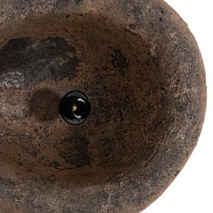 Stone-look chandelier, structural (m) HM4418.03 gray/brown-- 55X45X40ВСМ.