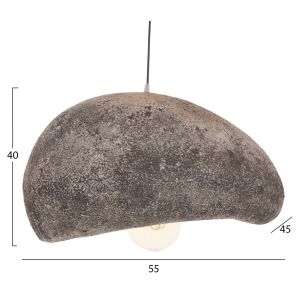 Chandelier with stone, Stoner textile (m) HM4418.04 gray-- 55X45X40ВСМ.