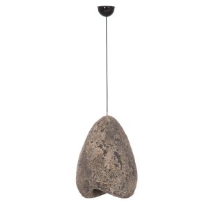 Chandelier with stone, Stoner (s) textile FB94417.04 gray-- 37X30X45ВСМ.