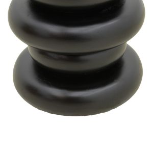 Side table Circena solid mango wood black D40x45cm