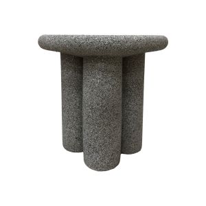 Side table Nenxia Stone grey matt MGO D40x45cm