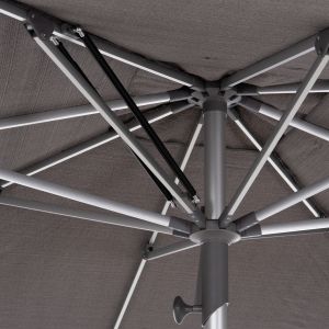 Професионален чадър 3X3М Gladell HM6604.01 сив акрил - анодиран алуминий
