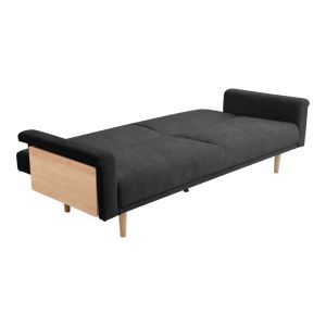 Sofa bed Flexo anthracite fabric 220x84.5x82cm