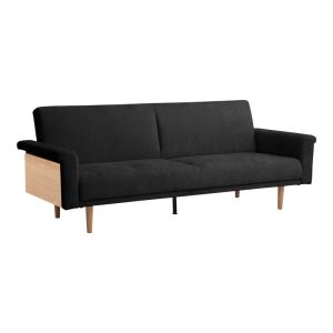 Sofa bed Flexo anthracite fabric 220x84.5x82cm