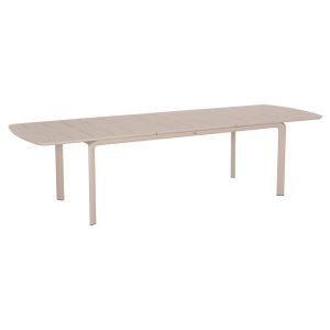 EXTENDABLE DINING TABLE SYMPO HM6415.05 BEIGE ALUMINUM 220-300X100X75CM.