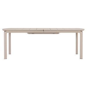 EXTENDABLE DINING TABLE SYMPO HM6415.05 BEIGE ALUMINUM 220-300X100X75CM.