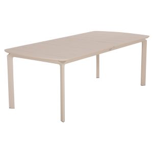 EXTENDABLE DINING TABLE SYMPO HM6415.05 BEIGE ALUMINUM 220-300X100X75CM.