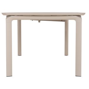 EXTENDABLE DINING TABLE SYMPO HM6415.05 BEIGE ALUMINUM 220-300X100X75CM.