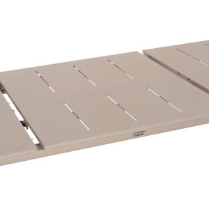 EXTENDABLE DINING TABLE SYMPO HM6415.05 BEIGE ALUMINUM 220-300X100X75CM.