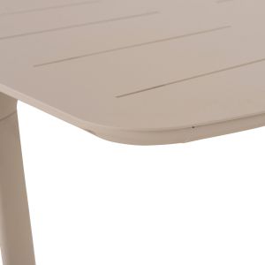 EXTENDABLE DINING TABLE SYMPO HM6415.05 BEIGE ALUMINUM 220-300X100X75CM.