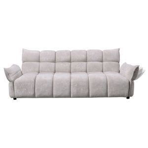 Sofa bed Melu HM3314.02 beige fabric - seat with springs with pocket 240-250X90X85ВСМ.
