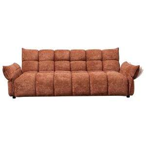 Sofa bed Melu HM3314.04 terracotta fabric - seat with pocket springs 240-250X90X85ВСМ.