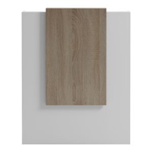 Рецепция Zowel с LED бяло - sonoma 90x40x110см