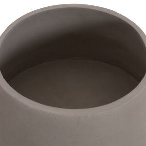 Саксия Quan HM4680.03M фиброцимент в сиво -- основа от тик Φ35X50HCM