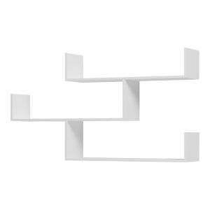 Wall shelf Tibet white 120x22x67cm