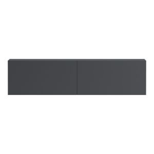 Wall-mounted TV cabinet with LED Rival anthracite 120x35x30cm